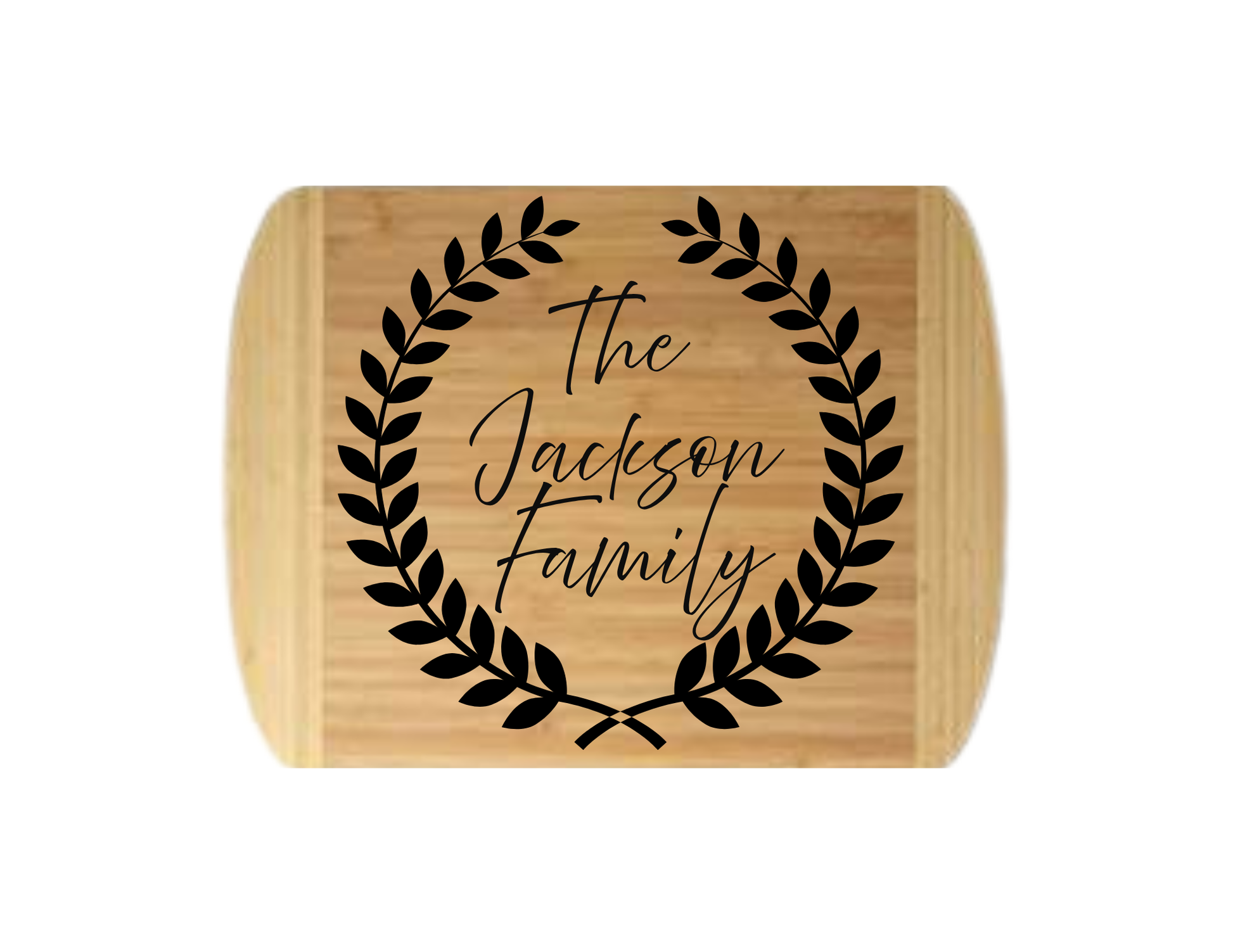 Round leaf cutting board