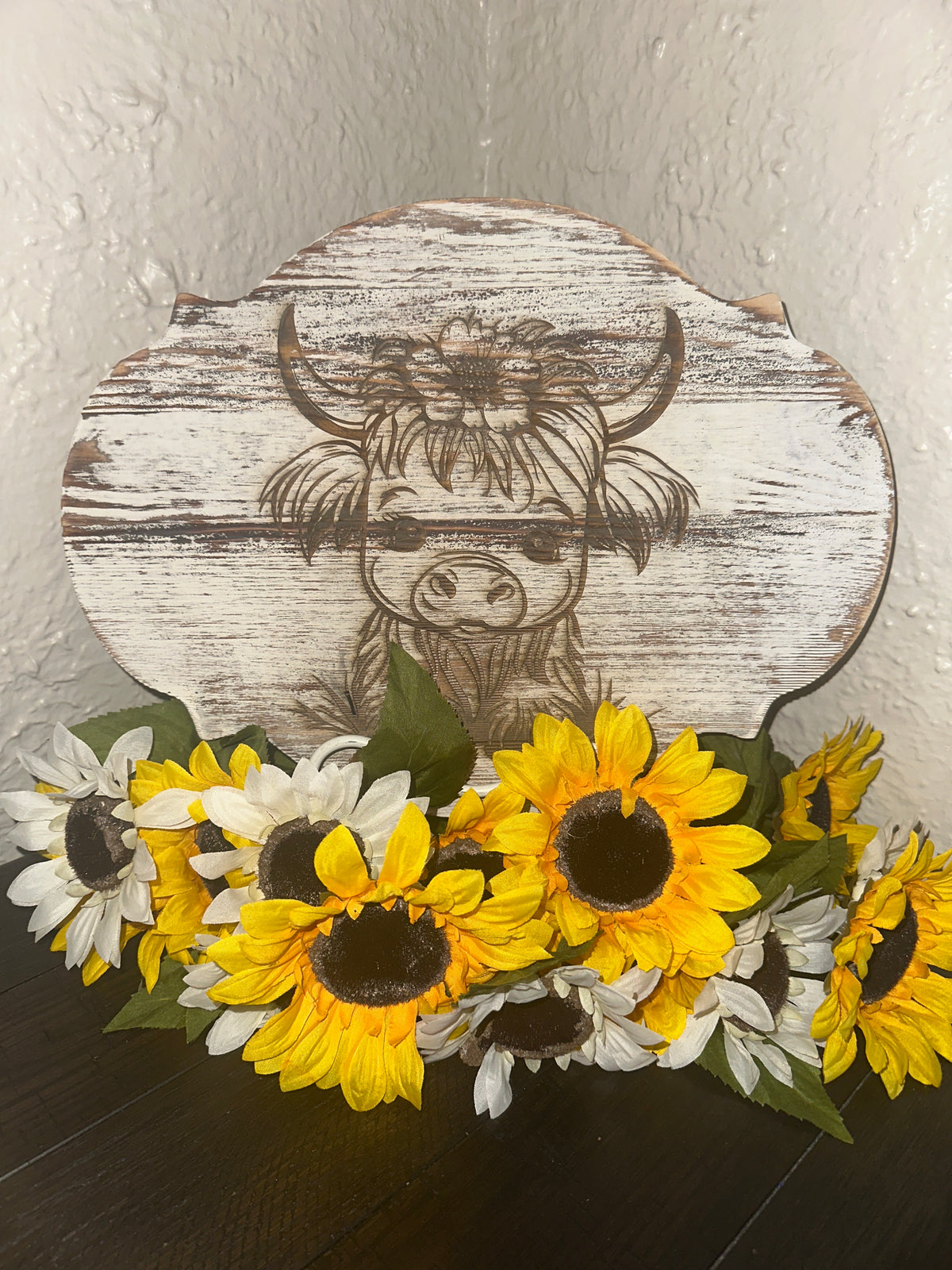 Highland cow plaque